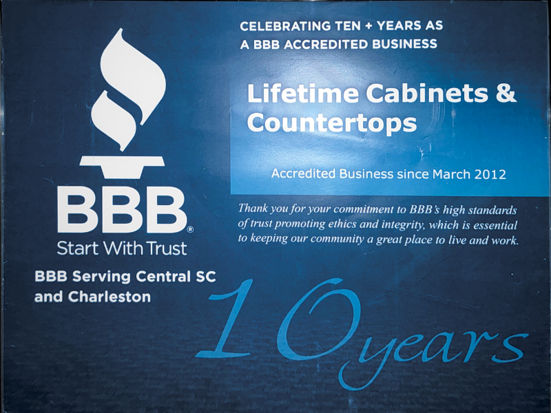 BBB 10+ Years Accredited Business Award